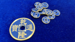 MINI CHINESE COIN BLUE by N2G - Trick