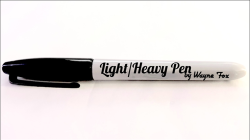 (image for) Light and Heavy Pen (Gimmicks and Online Instructions) by Wayne Fox - Trick