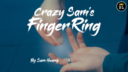 Hanson Chien Presents Crazy Sam's Finger Ring SILVER / SMALL (Gimmick and Online Instructions) by Sam Huang - Trick