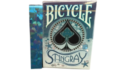 (image for) Gilded Bicycle Stingray (Teal) Playing Cards