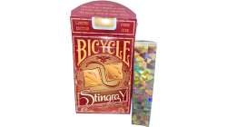 (image for) Gilded Bicycle Stingray (Orange) Playing Cards