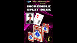 (image for) Incredible Split Deck Plus (Gimmicks and Online Instructions) by Magic Music Entertainment