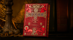 (image for) The Cross (Maroon Martyrs) Playing Cards by Peter Voth x Riffle Shuffle