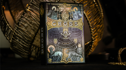 (image for) The Cross (Golden Grace Foiled Edition) Playing Cards by Peter Voth x Riffle Shuffle