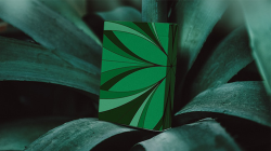 (image for) Green Wave Playing Cards by Galaxy Playing Cards