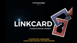 (image for) LinkCard BLUE (Gimmicks and Online Insruction) by Micka??l Chatelain - Trick