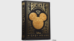 (image for) Bicycle Disney Mickey Mouse (Black and Gold) by US Playing Card Co.