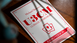 (image for) Michael Skinner's Ultimate Bicycle Jumbo 3 Card Monte (Red) by Murphy's Magic - Trick