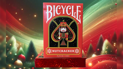 (image for) Bicycle Nutcracker (Red Gilded) Playing Cards