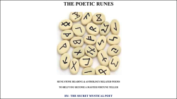 (image for) THE POETIC RUNES RUNE STONE READING & ASTROLOGY RELATED POEMSTO HELP YOU BECOME A MASTER FORTUNE TELLER by The Secret Mystical Poet & Jonathan Royle - eBook DOWNLOAD