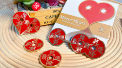 (image for) Mirror Heart Red by N2G & Ken Tsoi (Gimmicks and online instructions) - Trick