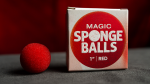 (image for) Magic Sponge Balls 4PK RED 1" by Murphy's Magic