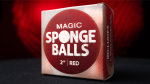 (image for) Magic Sponge Balls 4PK RED 2" by Murphy's Magic