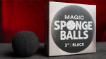(image for) Magic Sponge Balls 4PK BLACK 2" by Murphy's Magic