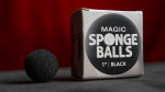(image for) Magic Sponge Balls 4PK BLACK 1" by Murphy's Magic