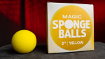 (image for) Magic Sponge Balls 4PK YELLOW 3" by Murphy's Magic