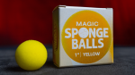 (image for) Magic Sponge Balls 4PK YELLOW 1" by Murphy's Magic
