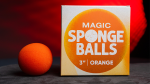 (image for) Magic Sponge Balls 4PK ORANGE 3" by Murphy's Magic