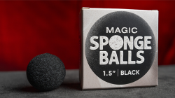 (image for) Magic Sponge Balls 50PK BLACK 1.5" by Murphy's Magic
