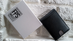 (image for) FPS Wallet True Black Leather (Gimmicks and Online Instructions) by Magic Firm - Trick
