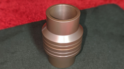 (image for) Penny Tube (Aluminum Gold) by Chazpro Magic - Trick