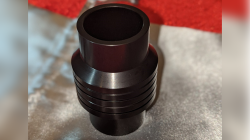 (image for) Penny Tube (Aluminum Black) by Chazpro Magic - Trick