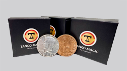 (image for) Real Low Silver Scotch and Soda (Half Dollar and English Penny) by Tango Magic (D0199)