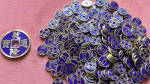 (image for) MINI CHINESE COIN PURPLE by N2G - Trick