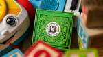 (image for) Alphabet Blocks (Green) Playing Cards by Kings Wild Project