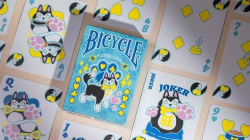 (image for) Bicycle Dog (Blue) Playing Cards by US Playing Card Co.