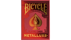 (image for) Bicycle Metalluxe Red Playing Cards by US Playing Card Co.