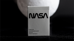 (image for) Silver Foil NASA Worm Playing Cards