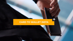 (image for) Modern Card to Wallet Insta (Black) by Quiver