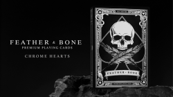 (image for) Feather & Bone: The Chrome Hearts (Foil) Playing Cards by Joel Meyers