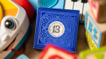 (image for) Alphabet Blocks (Blue) Playing Cards by Kings Wild Project