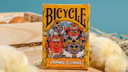 (image for) BICYCLE CHKNS & CROWNS PLAYING CARDS