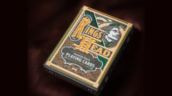 (image for) Kings Head (Green & Yellow) Playing Cards by Joker and the Thief