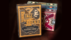 (image for) King's Head (Black and Gold Foil) Playing Cards by Joker and the Thief
