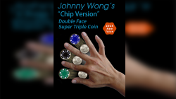 (image for) Super Version Double Face Super Triple Coin (Chip Version) by Johnny Wong