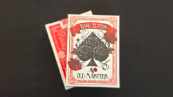 (image for) Rose Elites - Old Masters (Red) Marked Deck Playing Cards