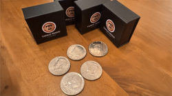 (image for) Expanded Shell Half Dollar (plus 4 Regular Coins D0207) by Tango Magic