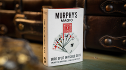 (image for) SURE SPLIT Invisible Deck Bicycle (Red) by Murphy's Magic