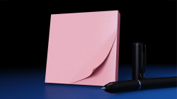 (image for) The Iarvel Magic Post-It Pad (Red) by Iarvel Magic