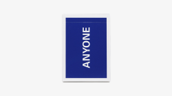 (image for) Cap Logo (Navy) ANYONE Playing Cards