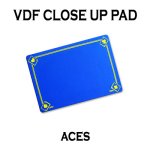 (image for) VDF Close Up Pad with Printed Aces (Blue) by Di Fatta Magic - Trick