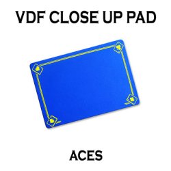 (image for) VDF Close Up Pad with Printed Aces (Blue) by Di Fatta Magic - Trick