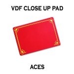 (image for) VDF Close Up Pad with Printed Aces (Red) by Di Fatta Magic - Trick
