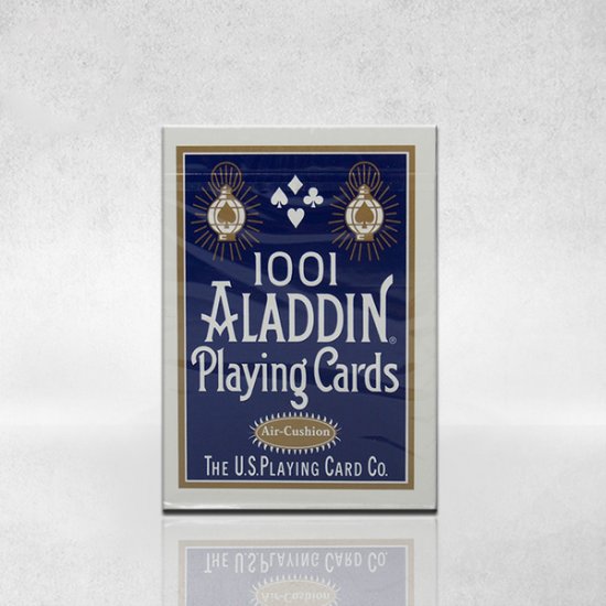 (image for) 1001 Aladdin Playing Cards Air Cushion Finish (Blue) - Click Image to Close