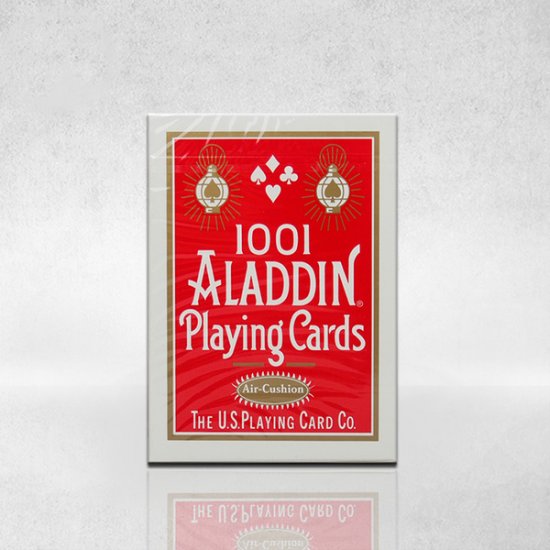 (image for) 1001 Aladdin Playing Cards Air Cushion Finish (Red) - Click Image to Close