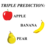 (image for) Apple, Banana, Pear by Ickle Pickle Products - Trick